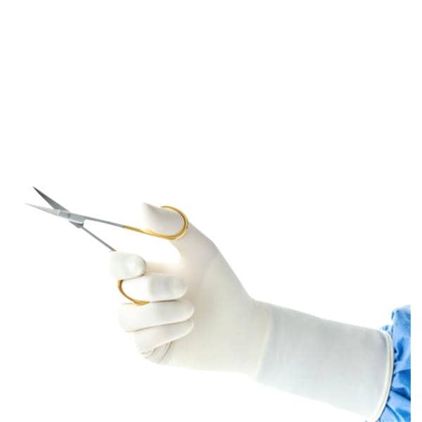 ENCORE Perry Style 42 PF Latex Surgical Gloves 8.5 Natural 50Pr/Bx