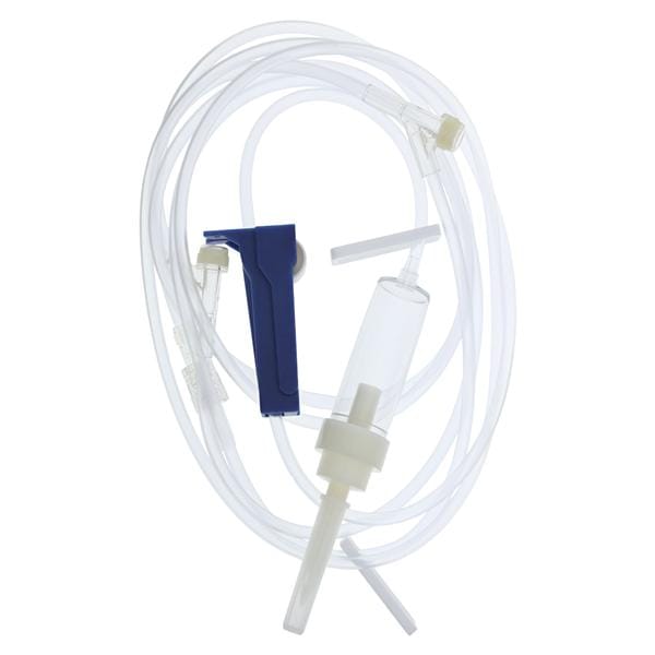 IV Administration Set 2 Split Septum Y-Site 100" 10 Drops/mL Ea