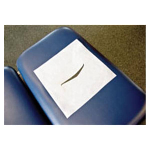 Chiropractic Headrest Barrier 12 in x 12 in Paper White Disposable 1000/Ca