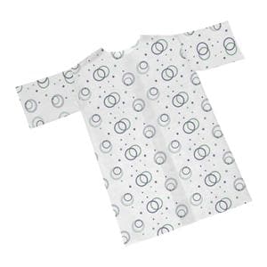 Patient Gown _ Purple / Green Non-Sized Polyester Disposable 50/Ca