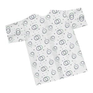 Patient Gown _ Purple / Green Infant Polyester Disposable 100/Ca