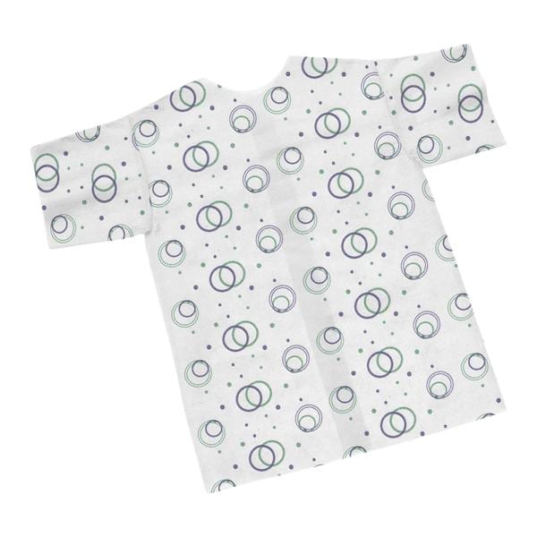 Patient Gown _ Purple / Green Infant Polyester Disposable 100/Ca