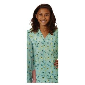 Fashion Seal Pajama Shirt Pediatric Large Green Ea