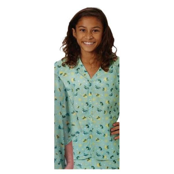 Fashion Seal Pajama Shirt Pediatric Large Green Ea