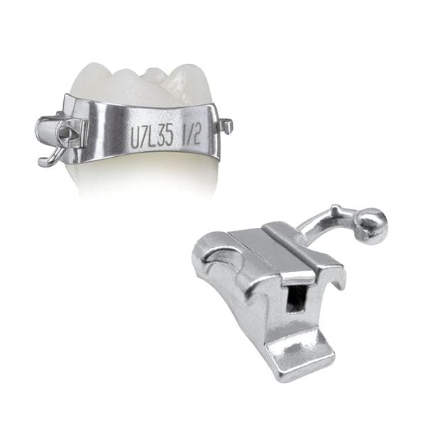 Elite® Molar Band Pre-Welded Assembly UL6 -10T /0A+10Off Size 33.5 Single 1/Pk