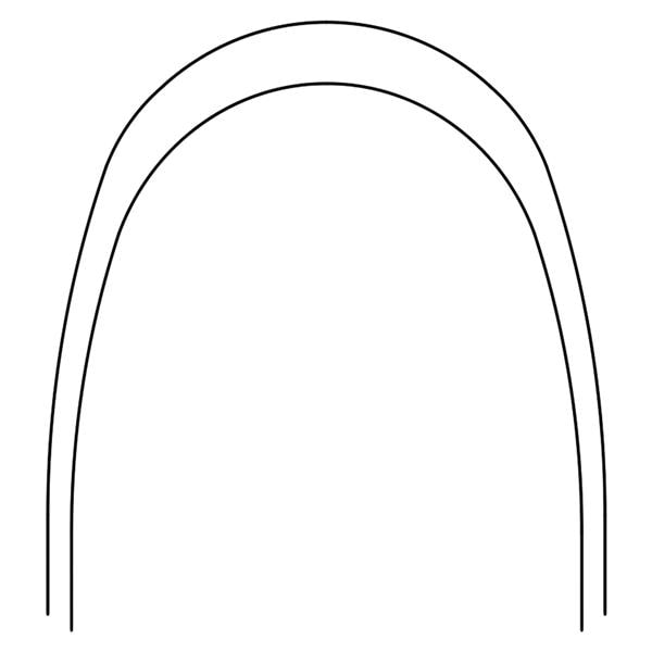 Archwire Nitanium Upper Pro Form Arch 0.016 in Ea