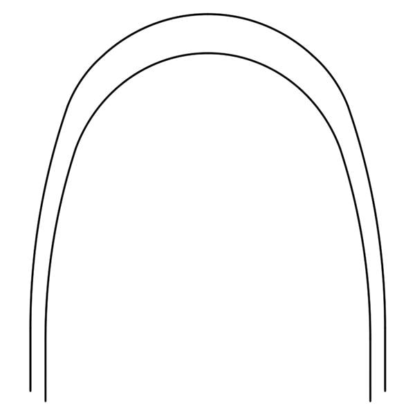 Archwire Nitanium Upper Pro Form Arch 0.018 in Ea