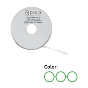 Ligature Ties 0.120 in Neon Green 30/Pk