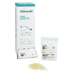 Carriere® Motion™ Elastics Intraoral Elastics 1/4 in Amber 50/Pk