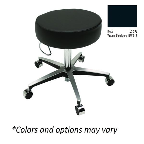 Century Series Exam Stool Black 250lb Capacity