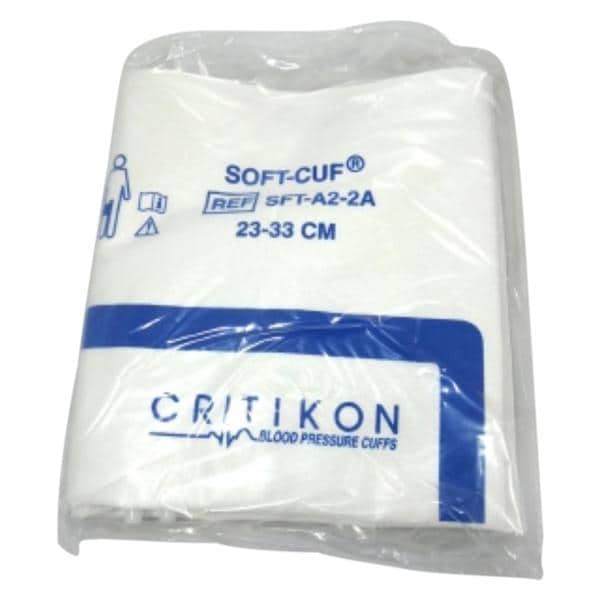 Critikon Soft-Cuf Blood Pressure Cuff Not Made With Natural Rubber Latex Ea