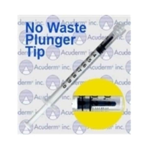 Soft-Ject Luer Slip Syringe 1cc No Dead Space 100/Bx