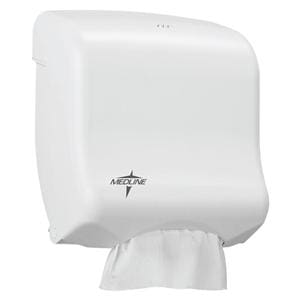 Paper Towel Dispenser White Plastic Ea
