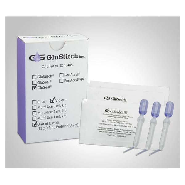 GluSeal Adhesive Bandage 0.2mL Violet 12/Bx