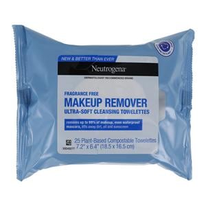 Neutrogena Makeup Remover Wipes Blue Fragrance Free 6/Ca