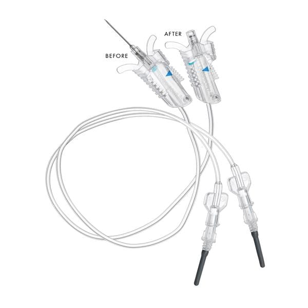 VanishPoint Blood Collection Set 23gx3/4" Deep Blue Safety 7" Tubing 50/Bx