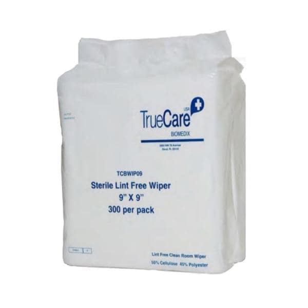 Dry Wipe Disposable Polyester 9 in x 9 in White 3600/Ca