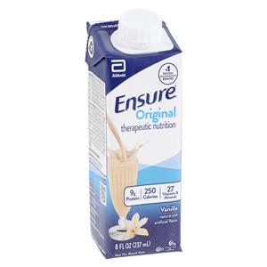Ensure Original Drink Shake Vanilla 8oz Carton 24/Ca