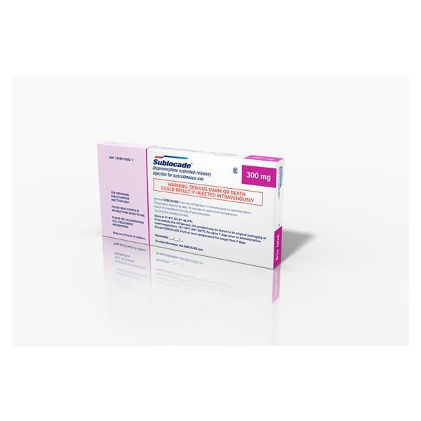 Sublocade Subcutaneous Injection 300mg Prefilled Syringe 1.5mL Each, 30 PK/CA