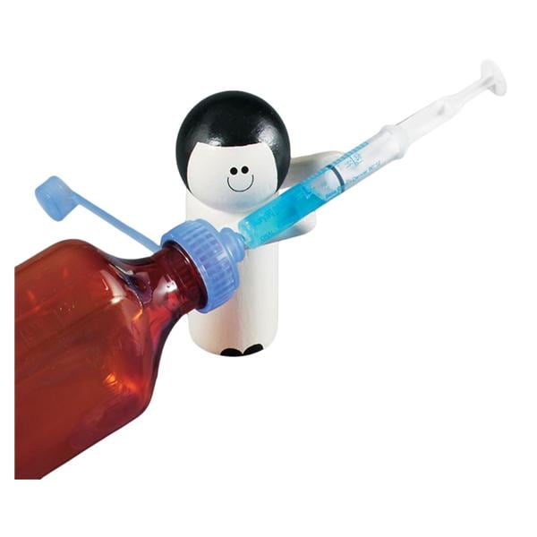 Pharmacy Cap Polyethylene 24mm Blue Disposable 20/Pk