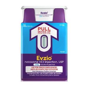 Evzio Injection 2mg/0.4mL Prefilled Syringe 2/Package