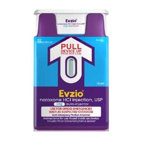 Evzio Injection 2mg/0.4mL Prefilled Syringe 2/Package