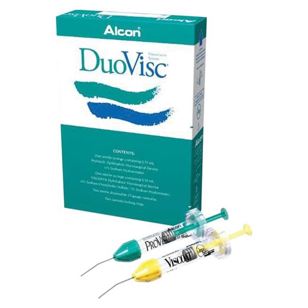 Duovisc Solution Viscoelastic System 0.35V-0.4P Prefilled Syringe Each