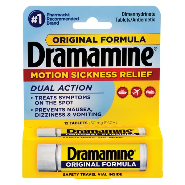 Dramamine Original Tablets 50mg 12/Bt