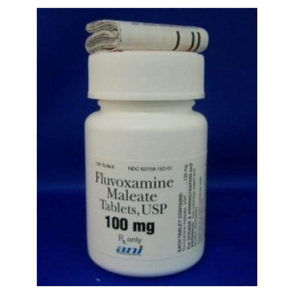 Fluvoxamine Maleate Tablets 100mg Bottle 100/Bottle Each