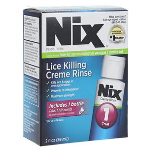 Nix Creme Rinse 1% 2oz/Bt