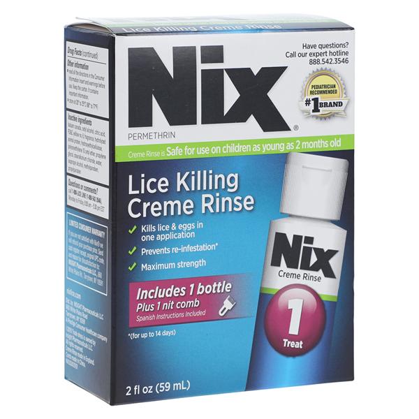 Nix Creme Rinse 1% 2oz/Bt