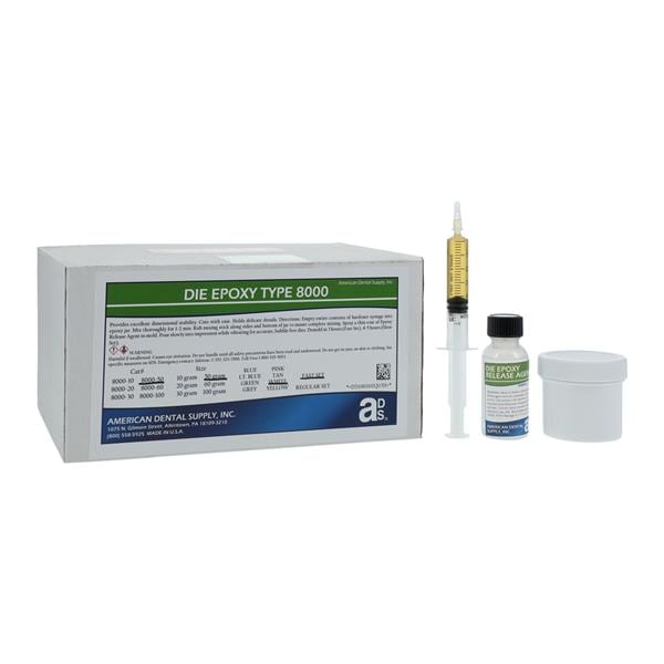 Type 8000 Die Epoxy White Fast 50Gm/Ea
