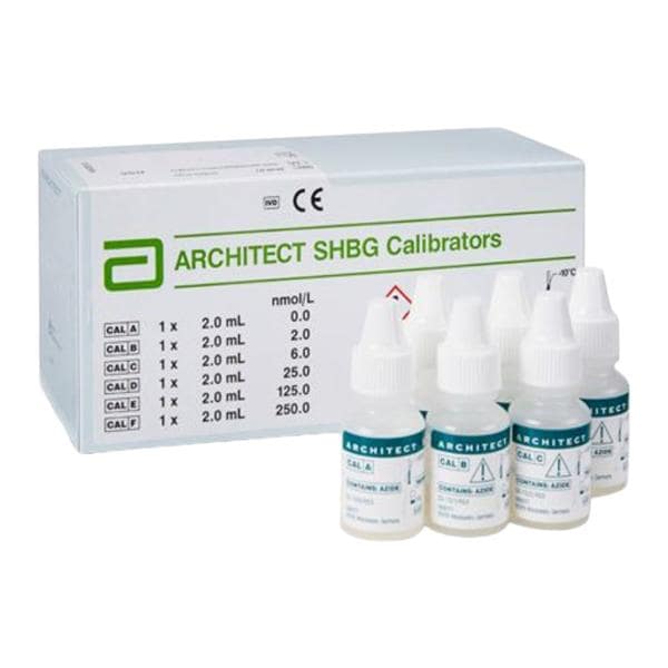 Architect SHBG: Sex Hormone Binding Globulin Calibrator 6x4mL Ea