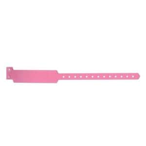 Sentry SuperBand Write-On Wristband Polyester Pink Adult 500/Ca