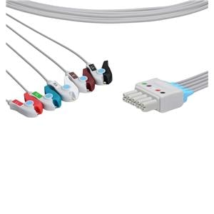 ECG Leadwire Adult /Pediatric Refurbished For Draeger Monitor 5 Lead Ea