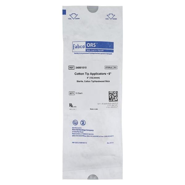 Applicator 6 in Wood Handle Sterile 1000/Bx