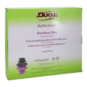 Backless Bra Large/XL Black