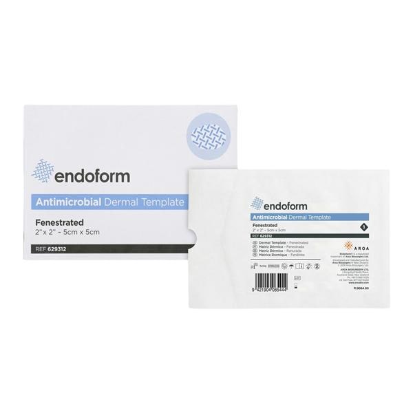 Endoform Collagen Wound Dressing 2x2" Sterile Square Non-Adhesive White LF