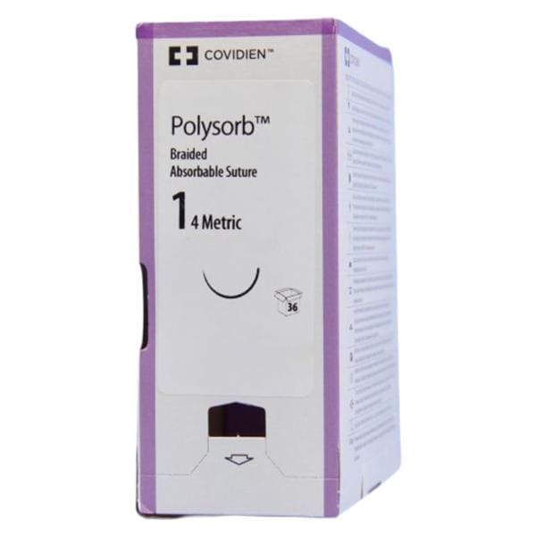 Polysorb Suture 1 36" Lactomer Glycolide/Lactide Copolymer Brd HGS-21 Vio 36/Ca