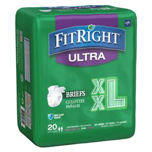 FitRight Incontinence Brief Unisex 60-70" Heavy 80/Ca