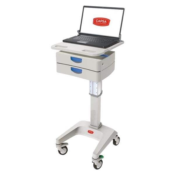 LX5 Laptop Cart Caster (2) 3" Drawer