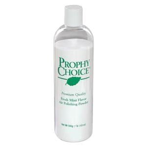 Prophy Choice Air Polishing Powder Medium Fresh Mint Jar 2/Ca