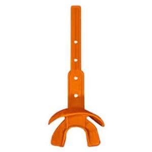 Vettex Sports Mouth Guard Orange One-Piece Adjustable Strap Ea