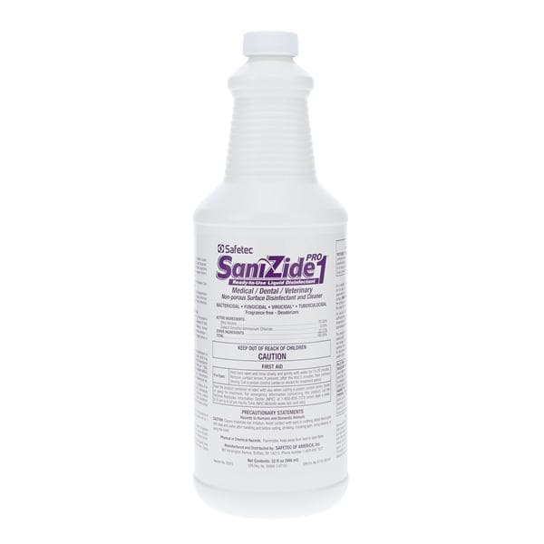SaniZide Pro 1 Surface Disinfectant Fragrance Free 32 oz Ea