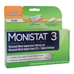 Monistat 3-Day Combination Pack 3/Bx