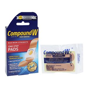 Compound W Wart Remover Pads 14/Bx