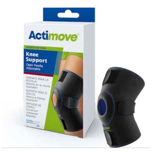 Actimove Support Brace Knee Size One Size Coolmax Fabric 18-27" Left/Right