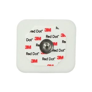 Red Dot Monitoring Electrode Adult ECG/EKG 1.6x1.36" Fm/Tp/Stcky Gl Dsp 1000/Ca