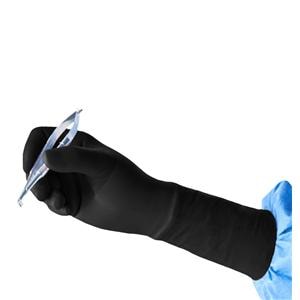 Gammex Polyisoprene w/ Tungsten Surgical Gloves Small Black 20Pr/Ca