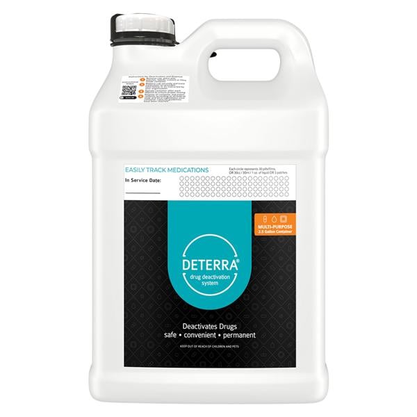 Deterra Drug Deactivation & Disposal System 2.5gal 2/Ca